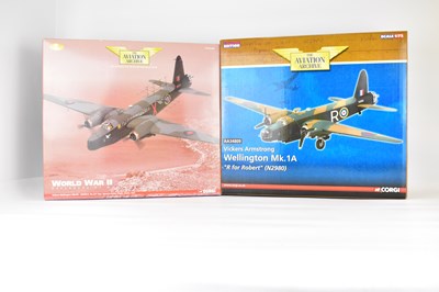 Lot 361 - CORGI; two 'The Aviation Archive' model...