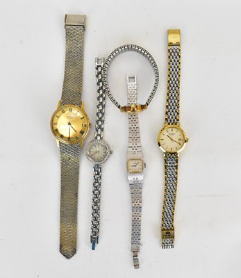 Lot 1431 - Five wristwatches comprising a gentlemen's...