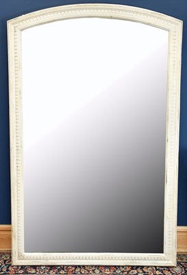 Lot 2408 - A 19th century white painted arch topped wall...