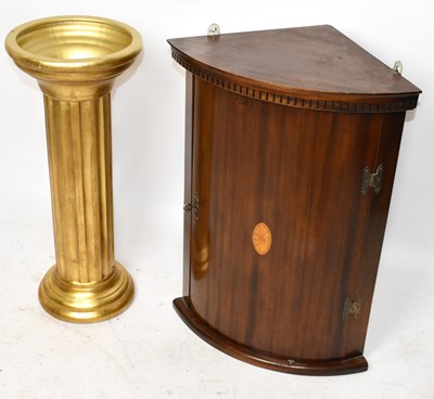 Lot 1747 - An modern Italian gilt composition fluted column