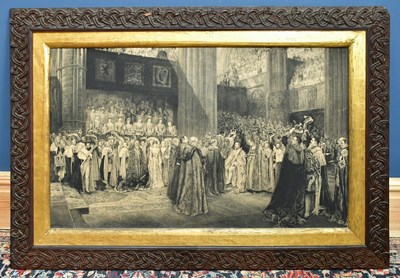 Lot 691 - AFTER EDWIN AUSTIN ABBEY, black and white...