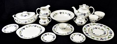 Lot 1327 - ROYAL DOULTON; a 'Burgundy' pattern tea/dinner...