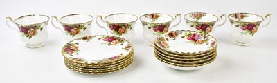 Lot 1328 - ROYAL ALBERT; a small group of 'Old Country...