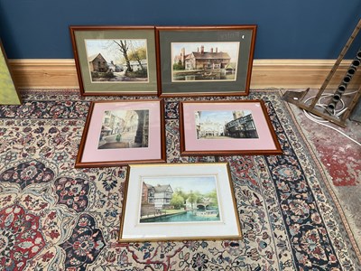 Lot 1549 - T.B.JONES; a group of five decorative...