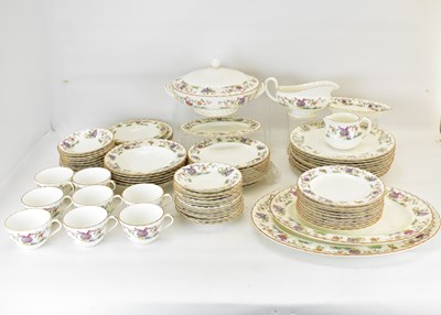 Lot 529 - ROYAL WORCESTER; a seventy-five piece dinner...