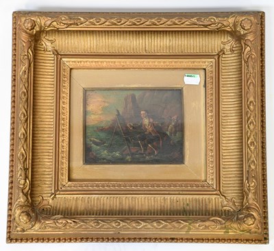 Lot 628 - UNATTRIBUTED; a 19th century oil on canvas,...