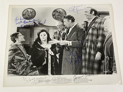 Lot 2281 - CARRY ON DOCTOR; a black and white promotional...