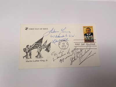 Lot 2266 - CIVIL RIGHTS; a first day cover postmarked...