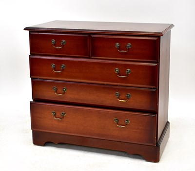 Lot 21 - WILLIAM LAWRENCE; a 20th century mahogany...