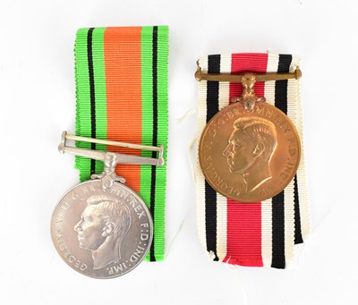Lot 604 - Two medals awarded to Cyril G. B. Blanthone of...
