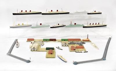 Lot 356 - Various Tri-ang Minic model ships to include...