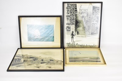 Lot 630 - Four artworks comprising W. Pritchard (active...