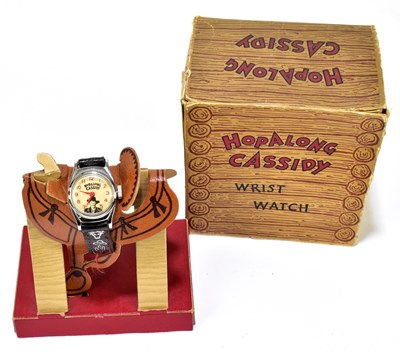 Lot 1320 - A vintage Hopalong Cassidy wristwatch