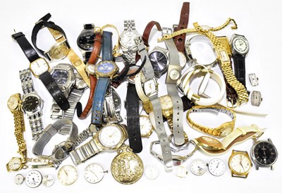 Lot 1319 - A large collection of gentleman's and lady's wristwatches