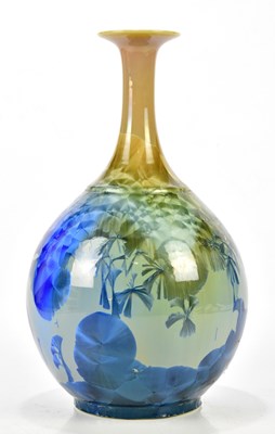 Lot 2868 - A contemporary Chinese crystaline glazed vase...
