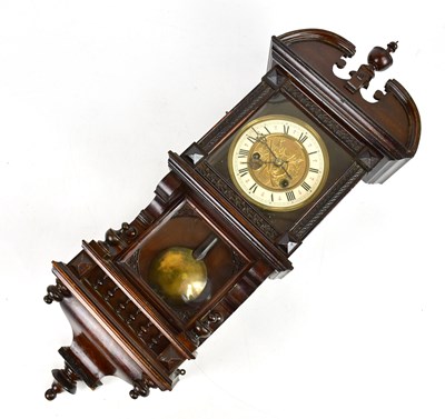 Lot 1480 - An early 20th century German stained wall...