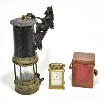 Lot 1469 - An early 20th century French brass cased crown...