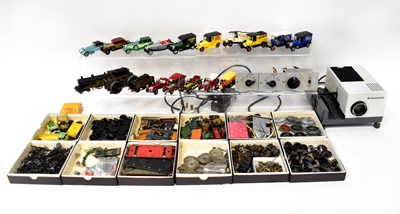 Lot 371 - HORNBY; a quantity of model railway building...