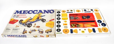 Lot 448 - MECCANO; boxed motorised sets No.4, and No.5 (2).