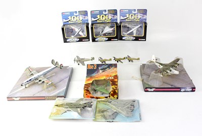 Lot 368 - Various diecast model and other aeroplanes to...
