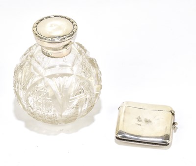 Lot 1202 - WALKER & HALL; a George V hallmarked silver vesta case