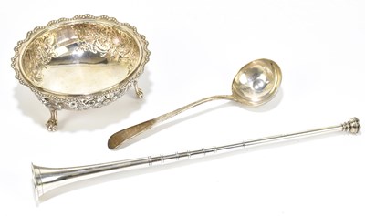 Lot 1093 - WILLIAM HUTTON & SONS; a Victorian hallmarked silver bowl