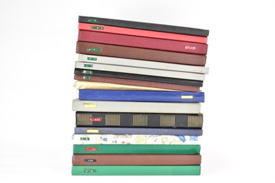 Lot 829 - Sixteen stock books of world stamps in...