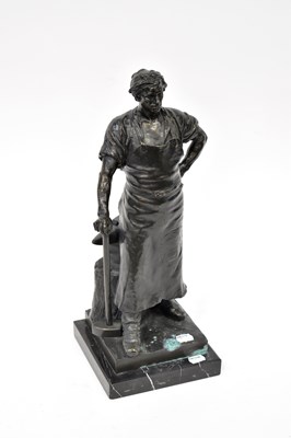 Lot 592 - An early 19th century bronze figure of a...