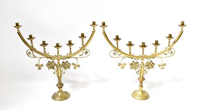 Lot 467 - A pair of late 19th century ecclesiastical...