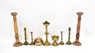 Lot 459 - A 19th century ecclesiastical brass...