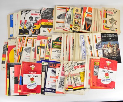 Lot 707 - RUGBY; approximately 150 vintage programmes,...