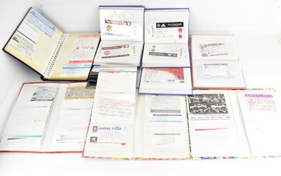 Lot 714 - Seven albums of football tickets and ticket...