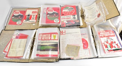 Lot 383 - UNITED REVIEW; four ring binders containing a...