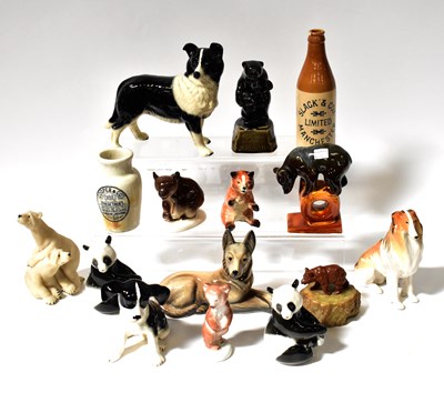Lot 536 - A quantity of mainly animal ceramics to...