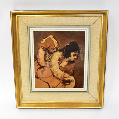Lot 647 - JOHN MCCOMBS F.R.S.A. (born 1943); oil on...