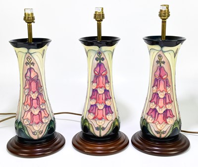 Lot 845A - RACHEL BISHOP FOR MOORCROFT; a set of three...