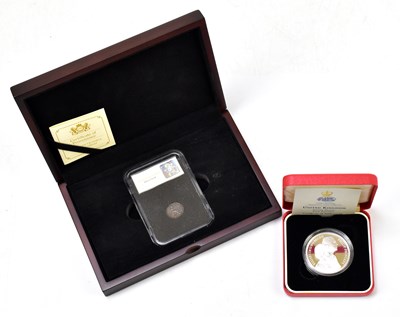 Lot 1338 - A cased Queen Victoria silver groat