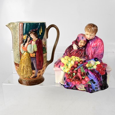 Lot 493 - ROYAL DOULTON; HN1342 'Flower Seller's...