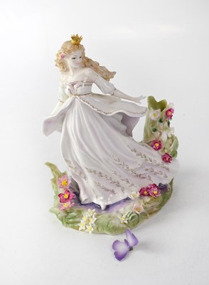 Lot 558 - ROYAL WORCESTER; figure, 'Titania, The Queen...