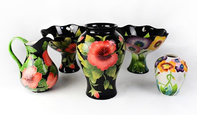 Lot 537 - Five Blue Sky Ceramics items in the manner of...