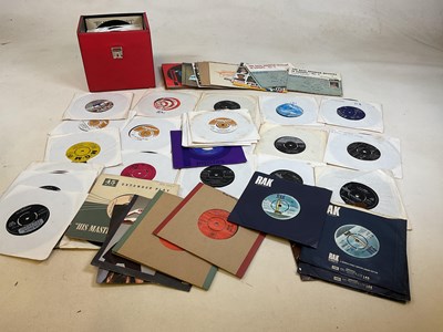 Lot 596 - A carry case of vinyl 45s including Dave...