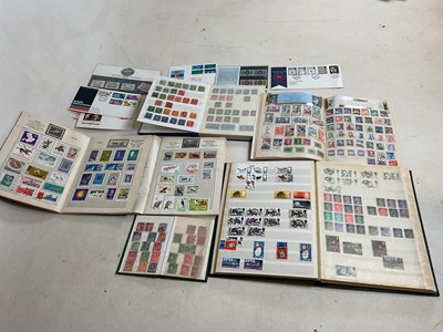 Lot 603 - A collection of stamps, including six albums...