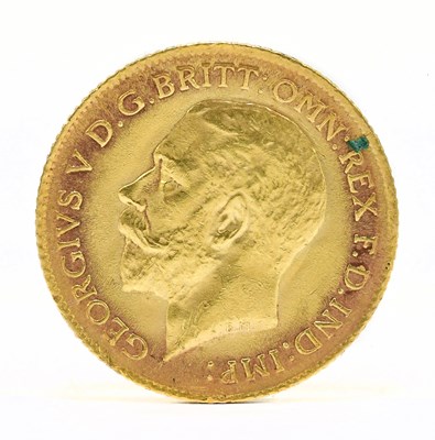Lot 887a - A George V half sovereign, 1914.