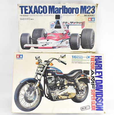 Lot 256 - TAMIYA JAPAN; two scale model kits comprising '...
