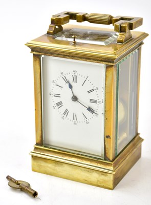 Lot 1466 - A late 19th century French brass repeating...