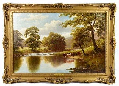 Lot 778 - WILLIAM MELLOR (1851-1931); oil on canvas, 'On...