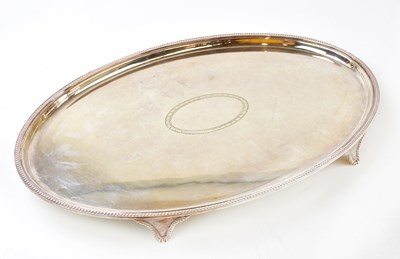 Lot 1069 - VANDER; an Elizabeth II hallmarked silver oval...