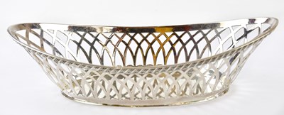 Lot 1275 - A late Victorian hallmarked silver oval...