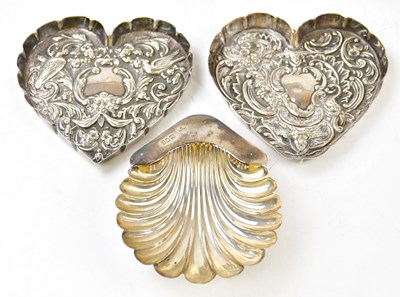 Lot 1304 - WILLIAM COMYNS; a matched pair of hallmarked...