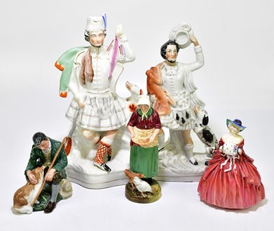 Lot 1766 - ROYAL DOULTON; three figures comprising...
